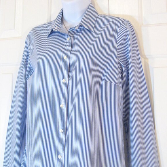 J. Crew |  Classic Pinstripe 'Stretch Perfect Shirt' - Picture 5 of 12